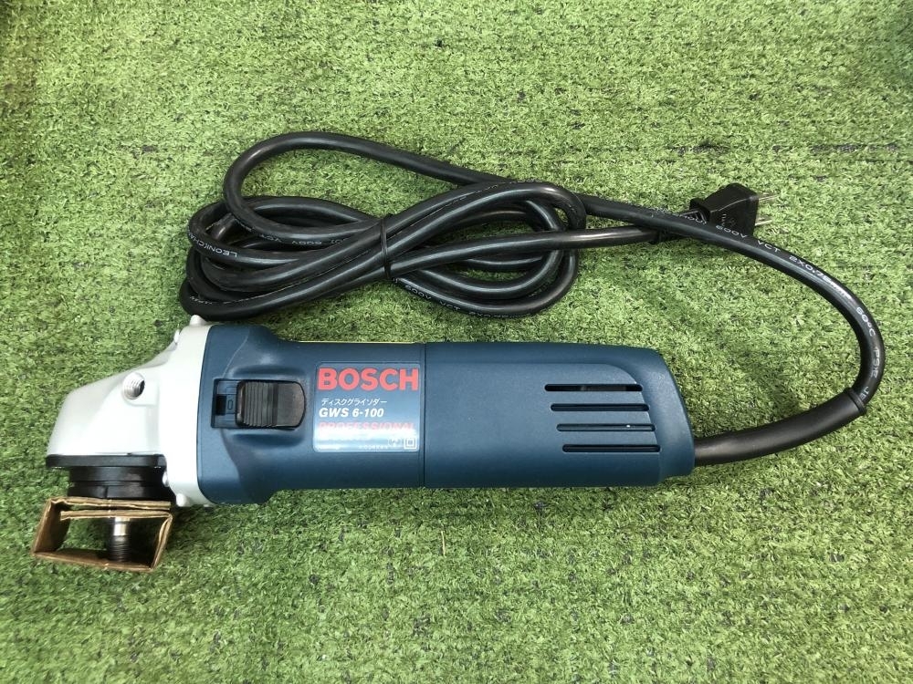 006□未使用品・即決価格□BOSCH 100mmディスクグラインダ　ミニグラインダー GWS 6-100　開封済み未使用品