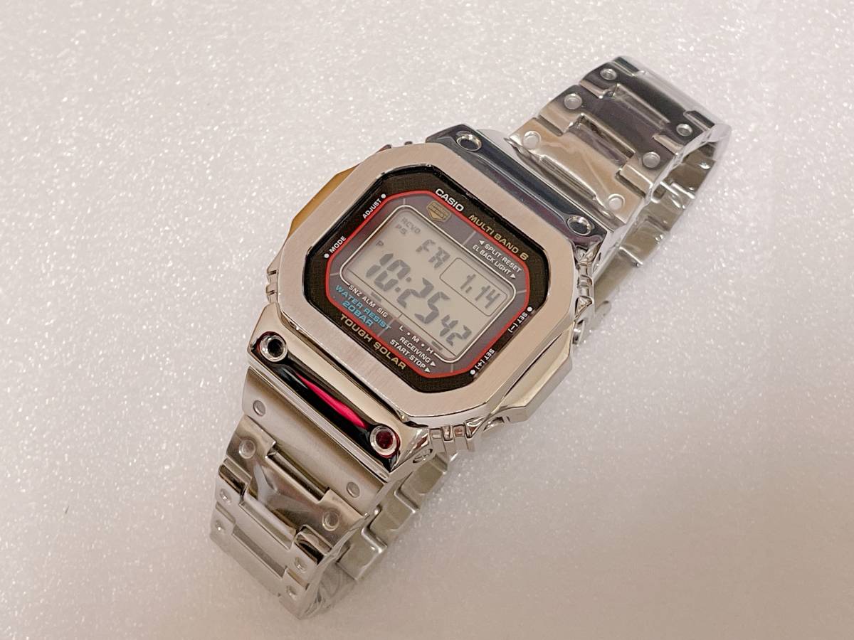 ☆G-SHOCK☆GW-M5610本体とメタルベゼル・カバー☆2次電池交換