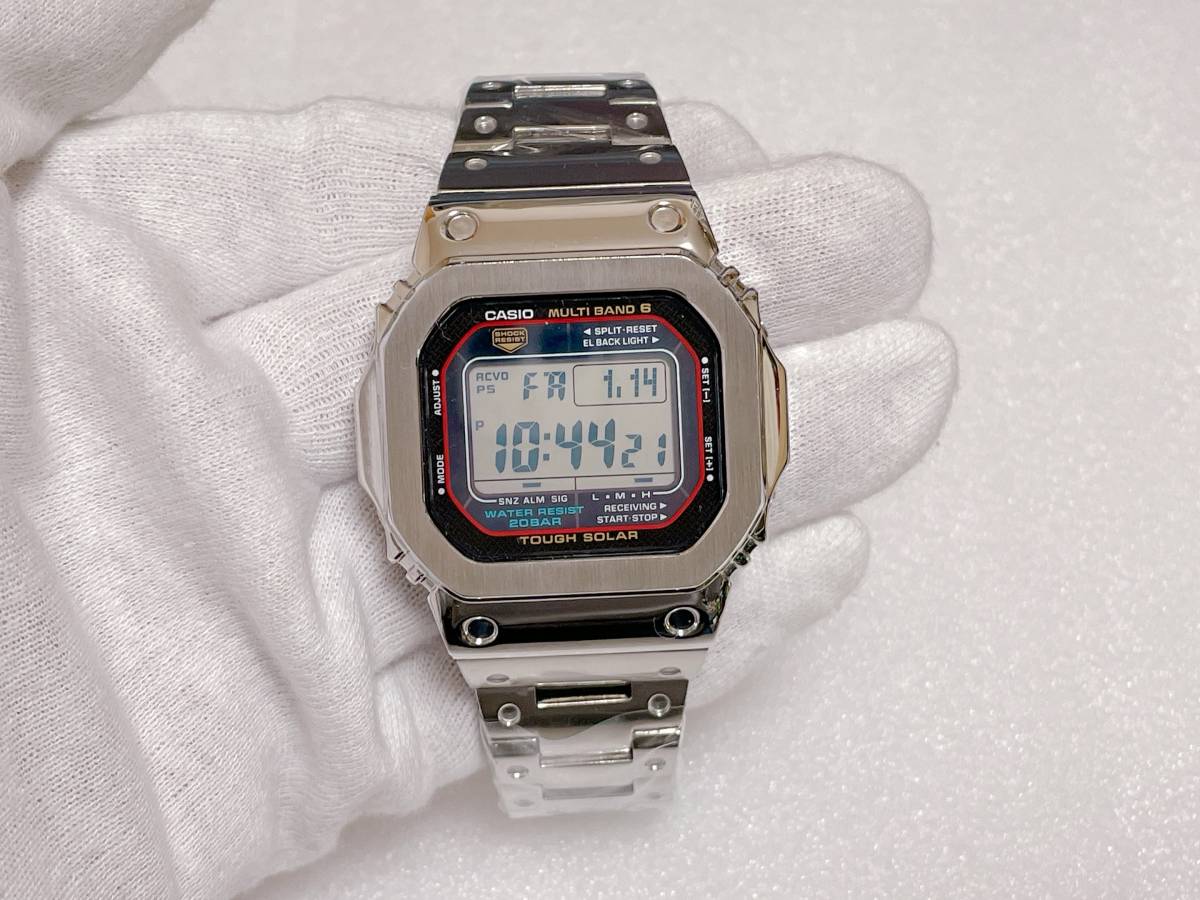 ☆G-SHOCK☆GW-M5610本体とメタルベゼル・カバー☆2次電池交換