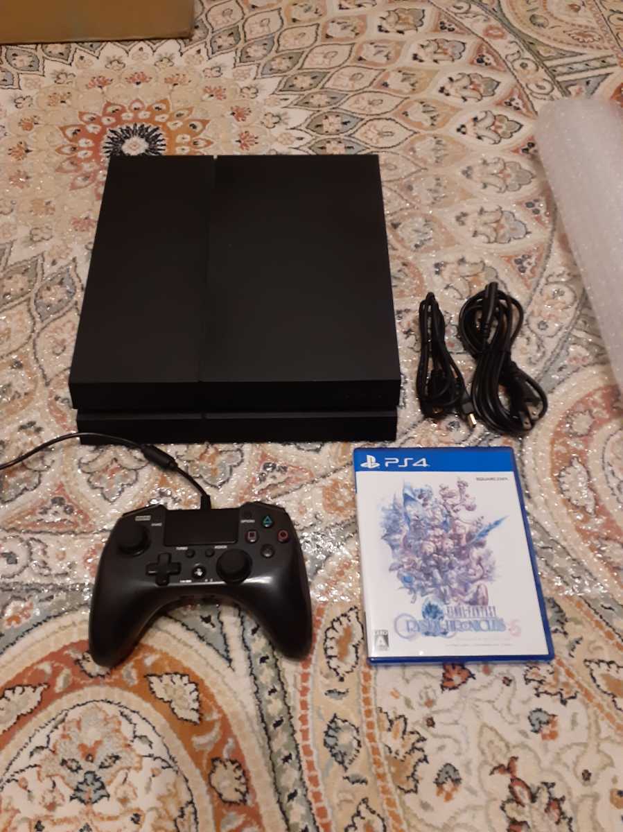 動作品 PS4 CUH-1200a 500GB 本体一式 人気ソフト ファイナル 