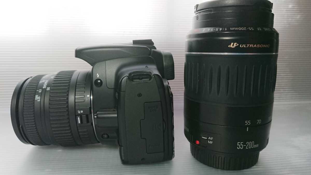 Canon EOS Kiss Digital X 中古完動品 シグマZoom 18-50mmf/3.5-5.6DC