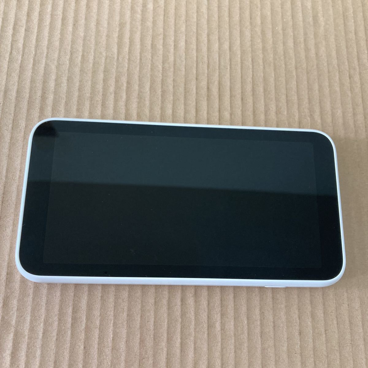 判定◯ 中古美品 au Galaxy 5G Mobile Wi-Fi SCR01 ホワイト モバイル 