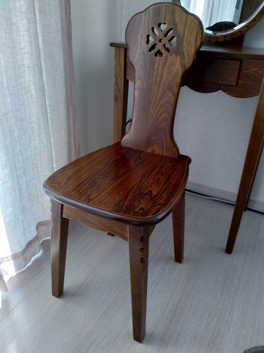 パリの雑貨屋ドレッサーとチェアのセット　中古 パリの雑貨屋 ライティングビューロー 定価21万円 中古 パリの雑貨屋ドレッサーとチェアのセット 鏡台