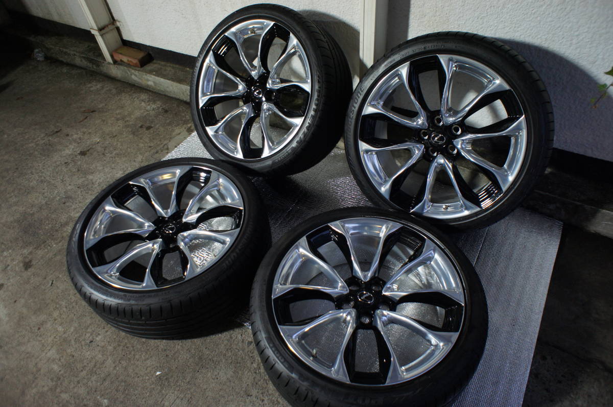 レクサス LC500 LC500h 純正 タイヤホイール 前後セット 21インチ 