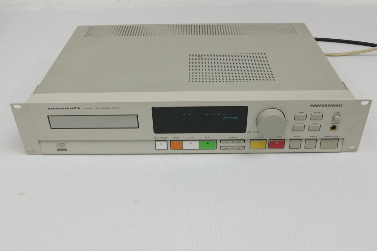 マランツ marantz CDR640F PROFESSIONAL 業務用CDレコーダー 