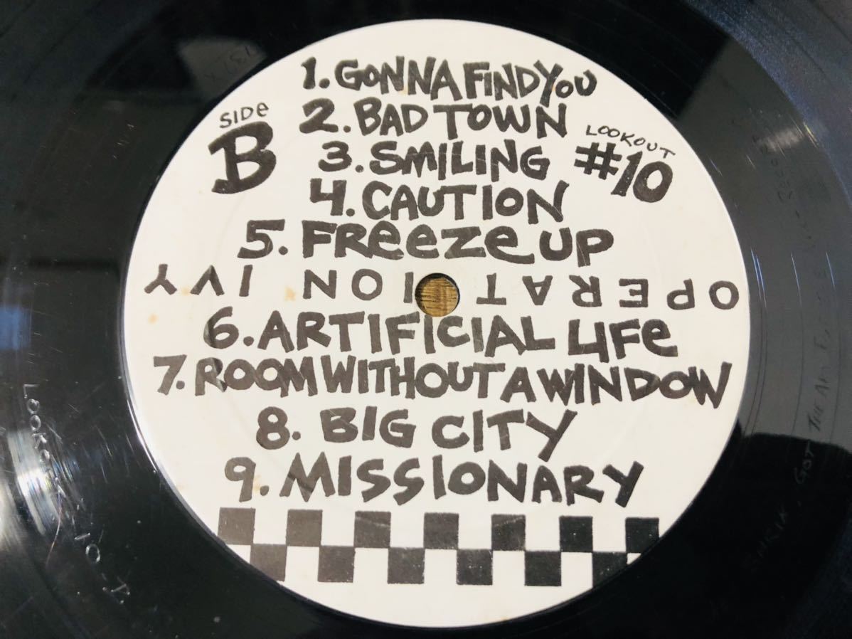 OPERATION IVY ファーストアルバムLP USオリジナル盤 punk hardcore 