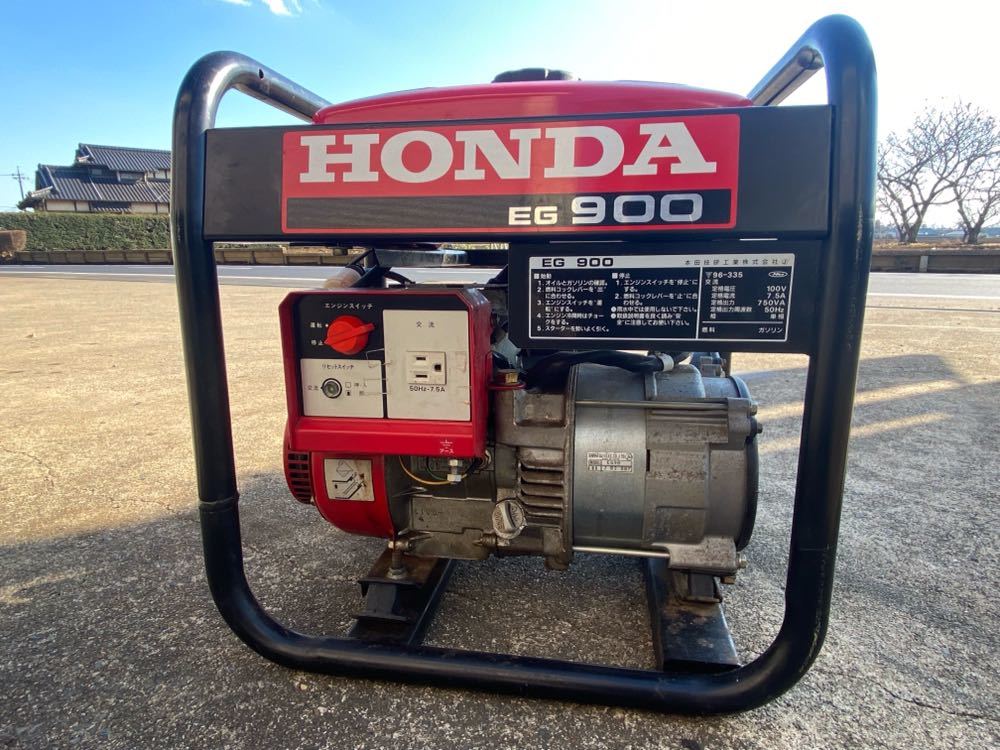 発電機HONDAEG900ホンダエンジン小型発電機*の動作確認 発電機 ホンダ |