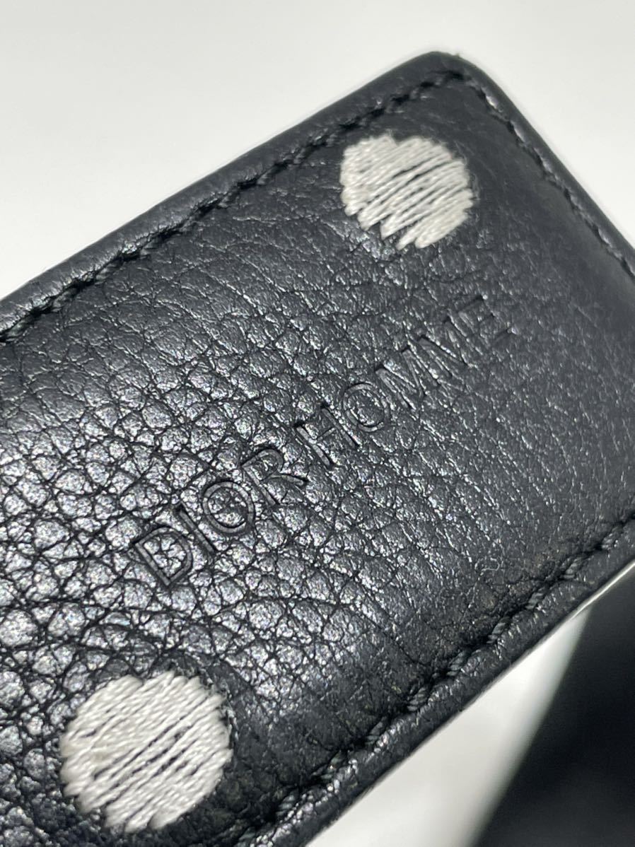 Dior Homme ディオール・オム 革ベルト ドット刺繍 メンズ 【公式通販】