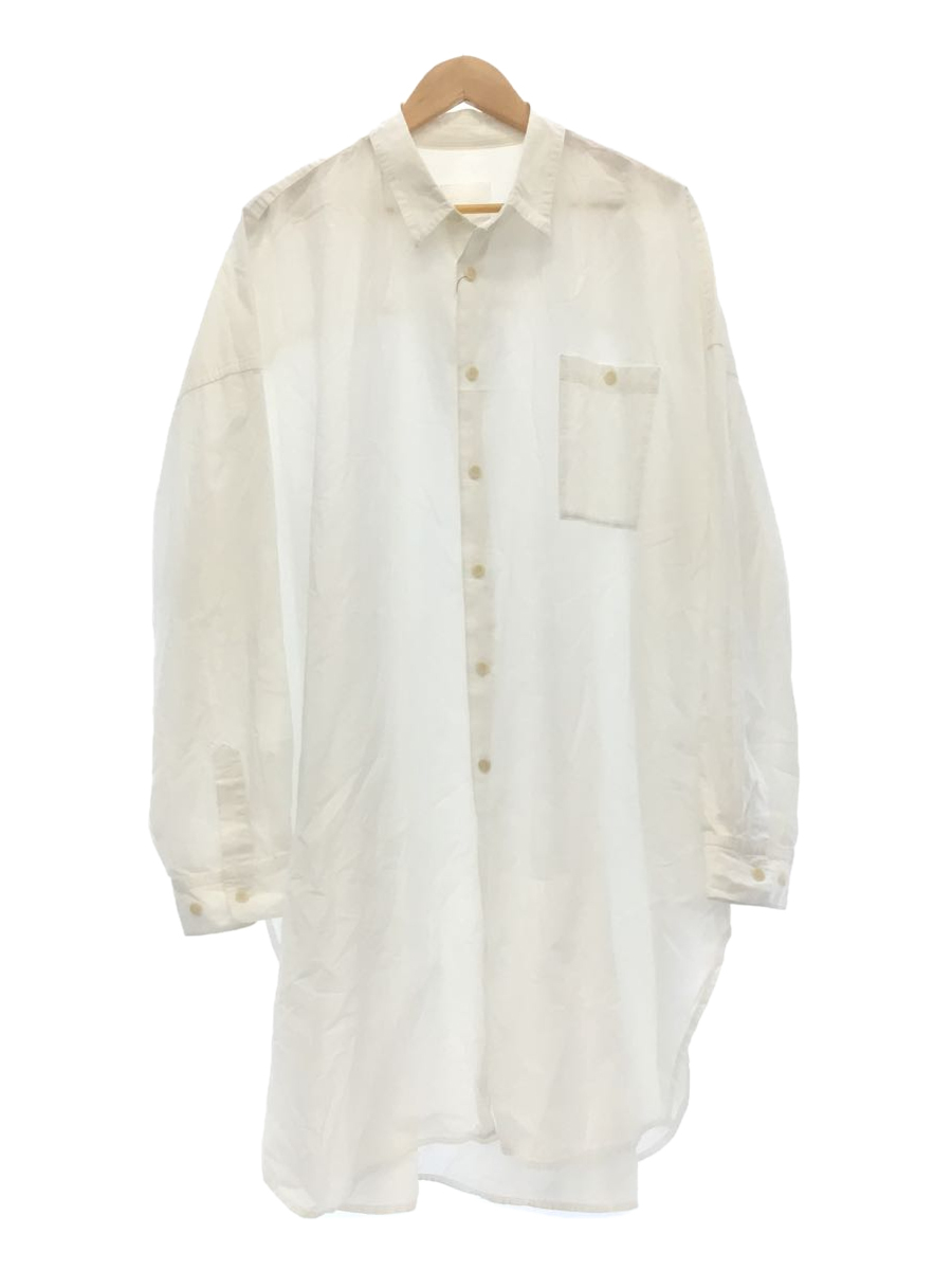 whowhat◆5XL SHIRTS L/S LONG/5XL/コットン/ホワイト