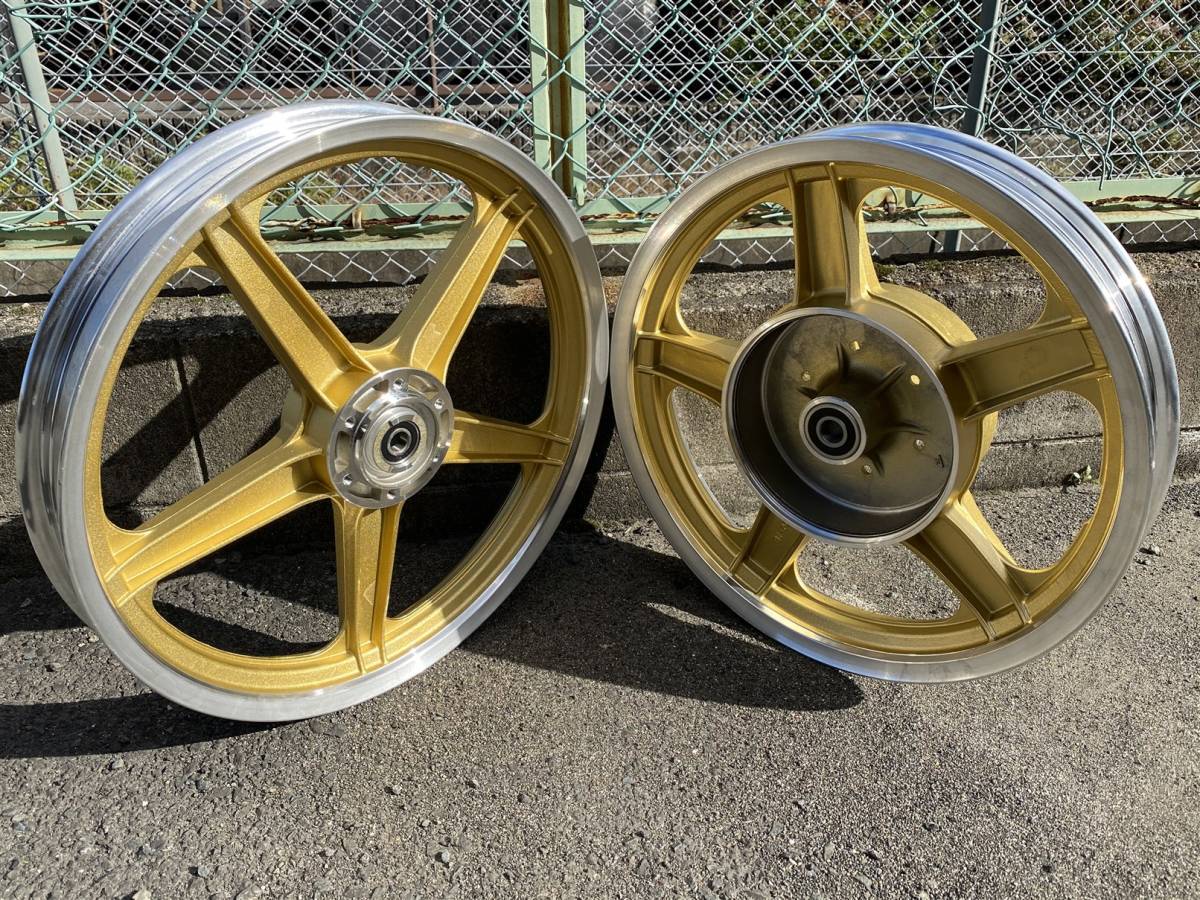 Z1 Z2 キャスト ホイール 金5☆/ Z750RS Z900ハヤシ フクイ BEET