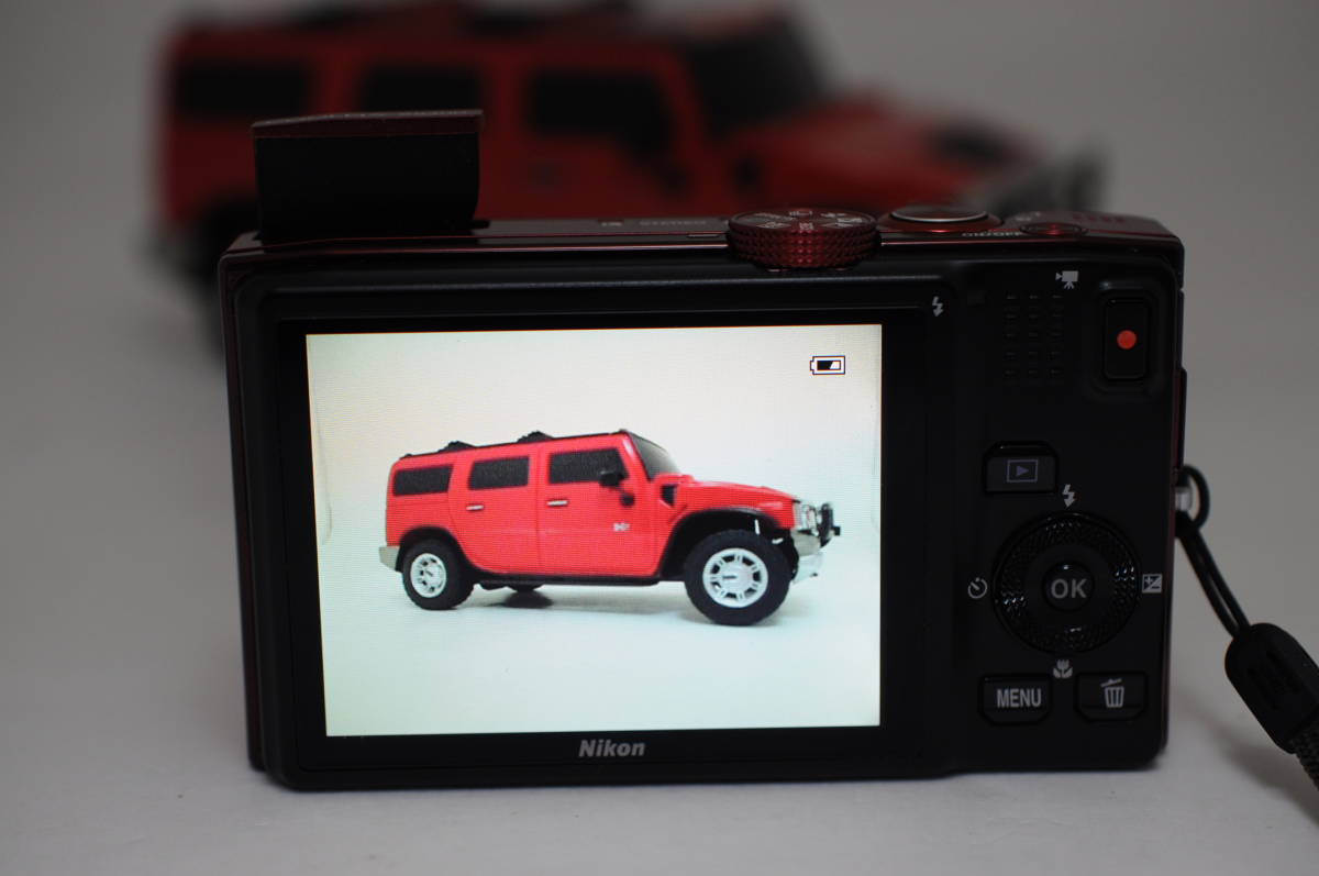 [モイネ03]動作品 ニコン COOLPIX S8200 コンデジ 赤 NIKON デジカメ S8200 COOLPIX Nikon S8200WH ニコン、「COOLPIX ホワイト