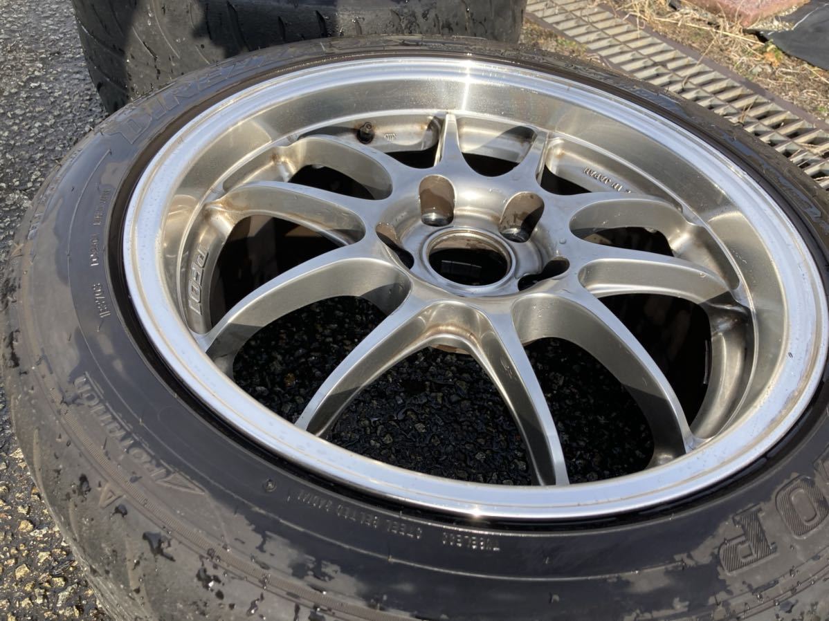 美品】ENKEI PF01SS 17インチ 9j +60 S2000 サイズ 19年製255/40 Z3付 