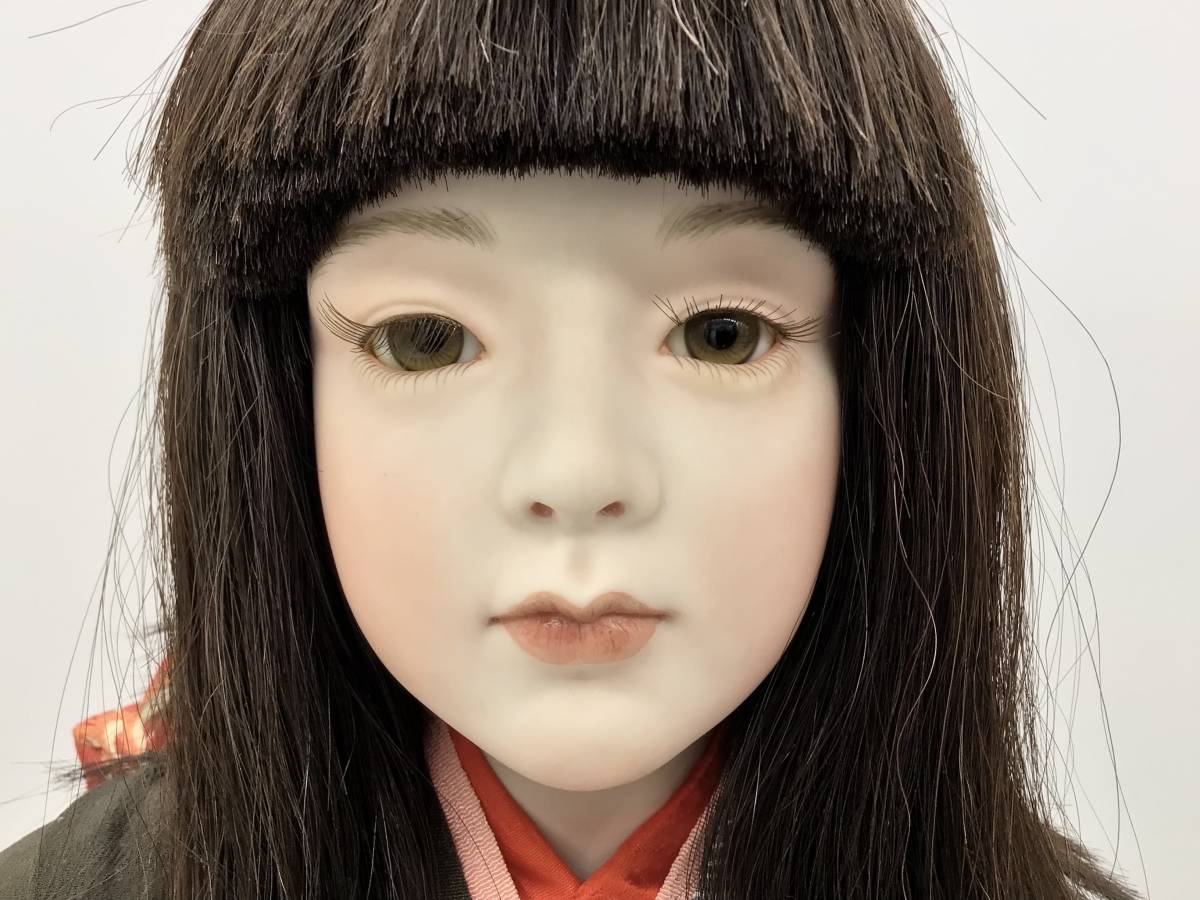 ◇◇ビスクドール 三輪輝子 創作人形 約65cm□和人形 市松人形