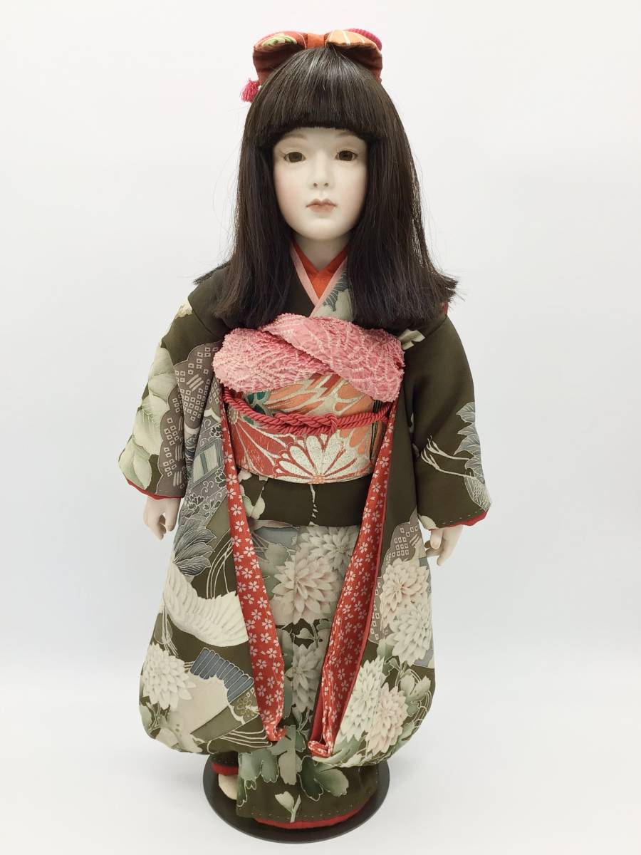 ◇◇ビスクドール 三輪輝子 創作人形 約65cm□和人形 市松人形 
