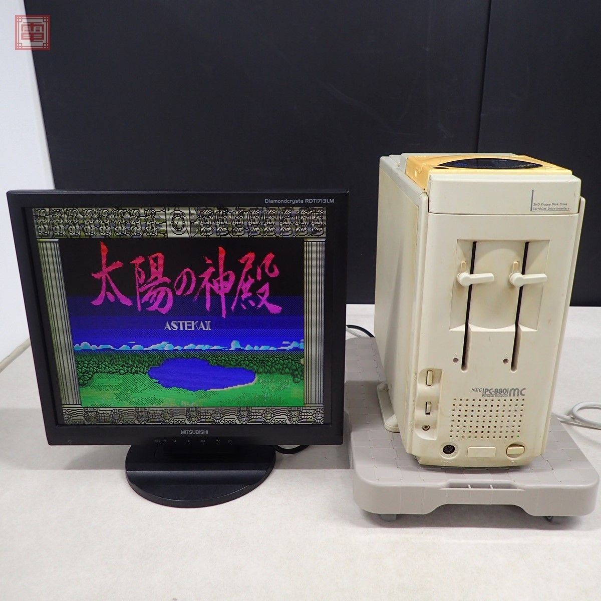 NEC PC-8801MC 本体 動作確認 歴代のPC-8801シリーズを振り返る その6 動作