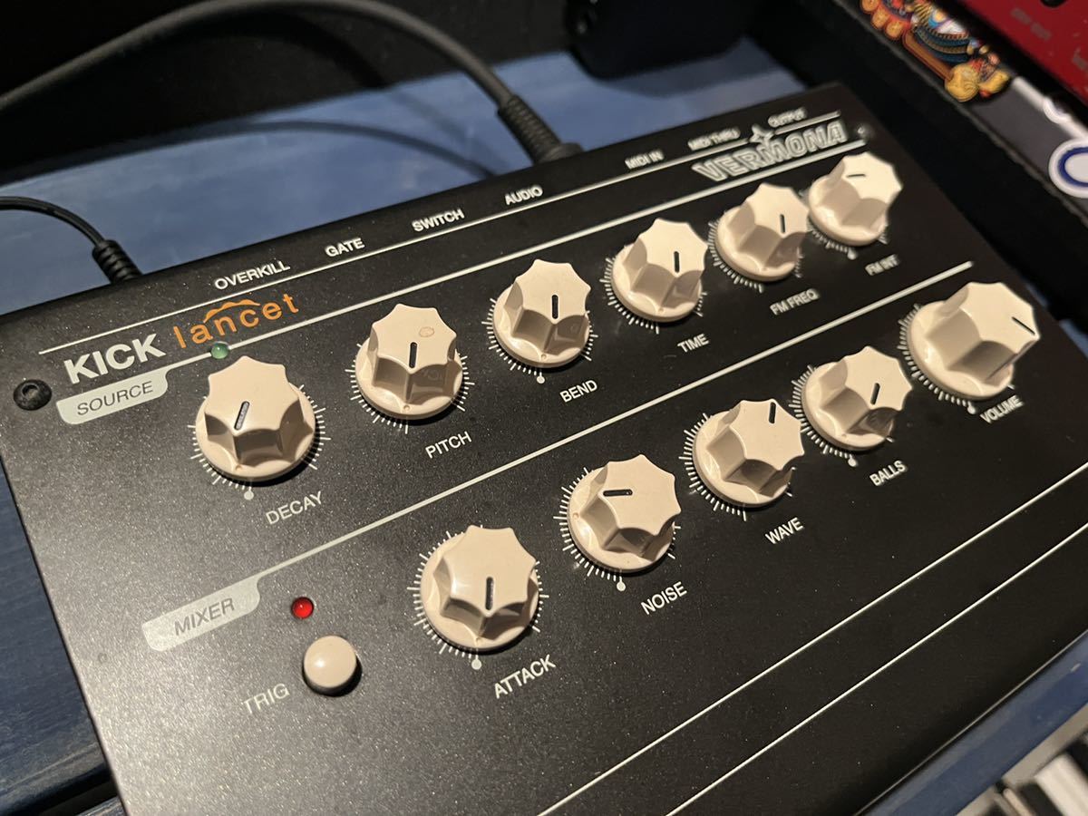 Vermona kick lancet Analog kick synthesizer_1