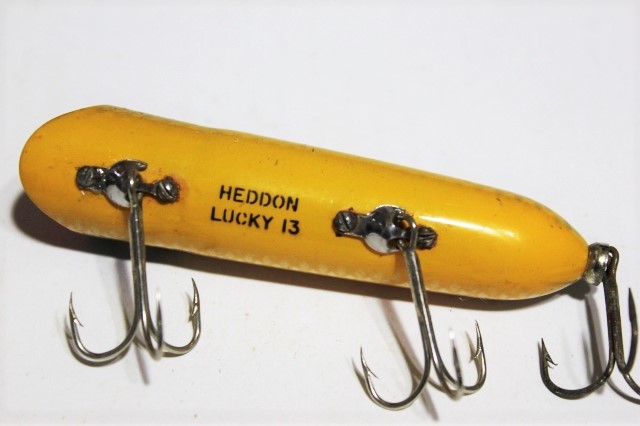 □s2397 HEDDON LUCKY13 ヘドン ラッキー13 オールド 首割れ pg□中古
