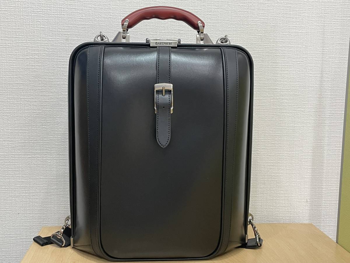 得価，定番 13815 ほぼ ARTPHERE アートフィアー New Dulles TOUCH2 ダレスバッグ ブラック系(ブリーフケース、書類かばん)｜売買されたオークション情報、yahooの商品情報をアーカイブ公開 - オークファン ブリーフケース、書類かばん