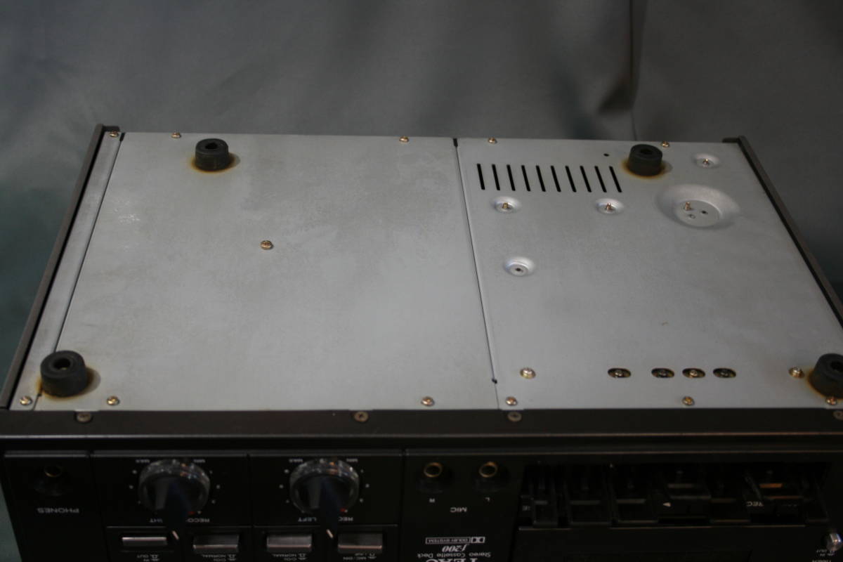 TEAC ステレオカセットデッキ F-200 ジャンク扱い - メルカリ