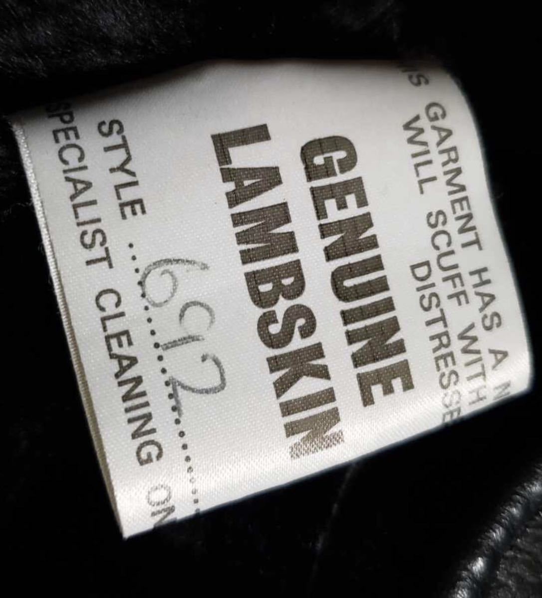 希少 SCIENCE LONDON サイエンスロンドン ラムレザー ムートンコートM  