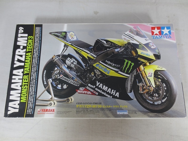 YZR-M1 Yamaha '09 | 1⁄12 Tamiya - ヤマハ 09 タミヤ Fiat Monster