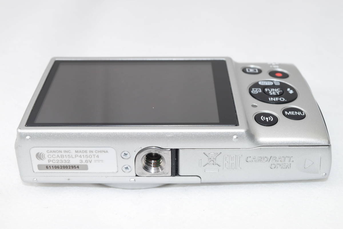 ☆綺麗な展示品☆Canon IXY 210 [シルバー] ☆小型軽量☆光学10倍