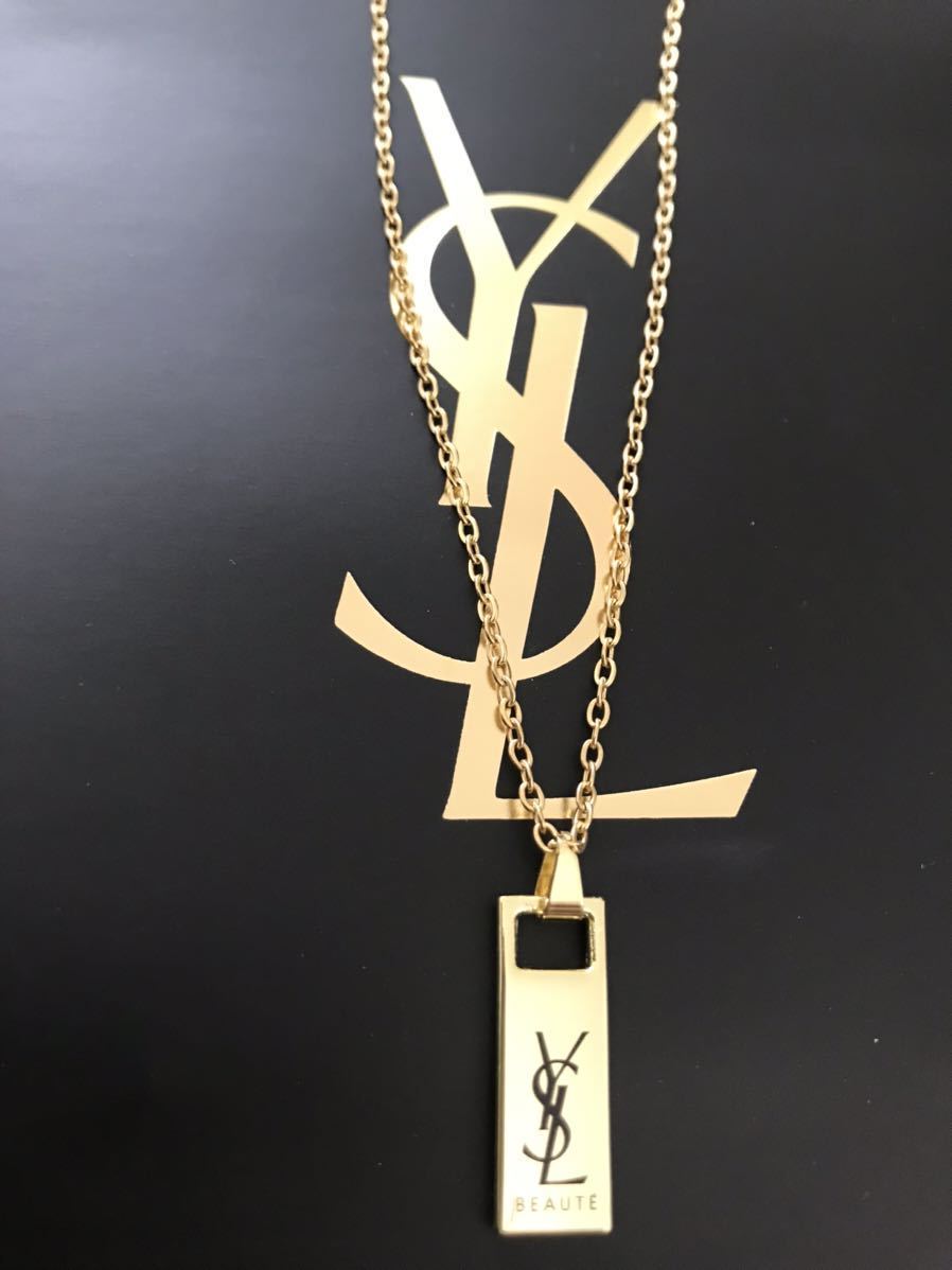 正規 未使用】YVES SAINT LAURENT ゴールドYSL ネックレス 正規 未使用