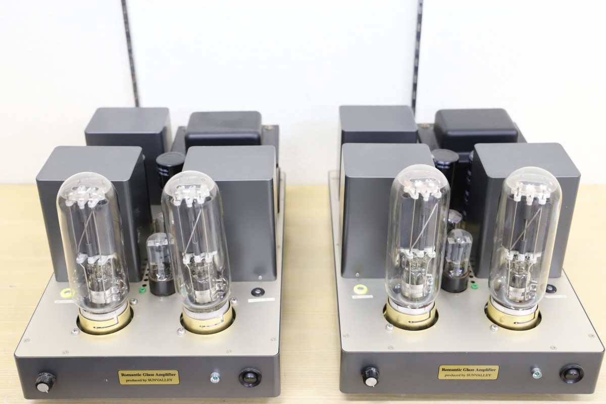 SUNVALLEY Romantic Glass Amplifier 真空管アンプ ELECTRON TUBE 845 