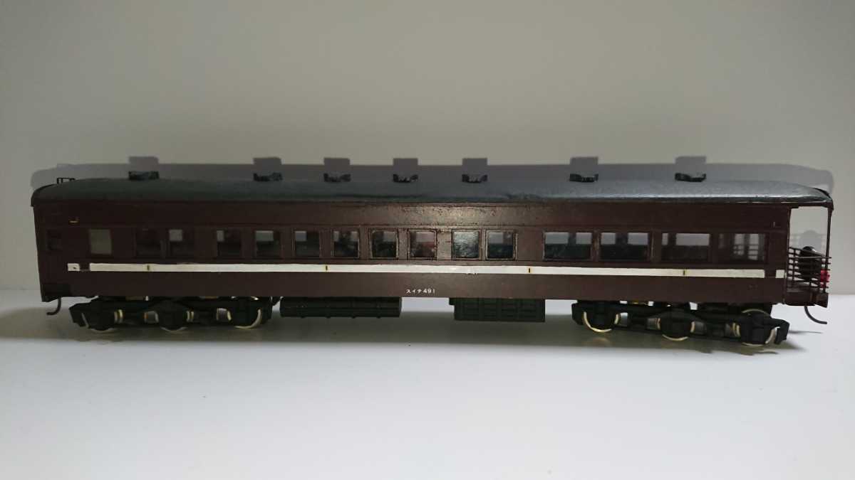中村精密 HOゲージ EMD E9 塗装済み完成品 ⑩鉄道模型 HOゲージ 中村精密製 プラスチックモデル 44系特急型客車