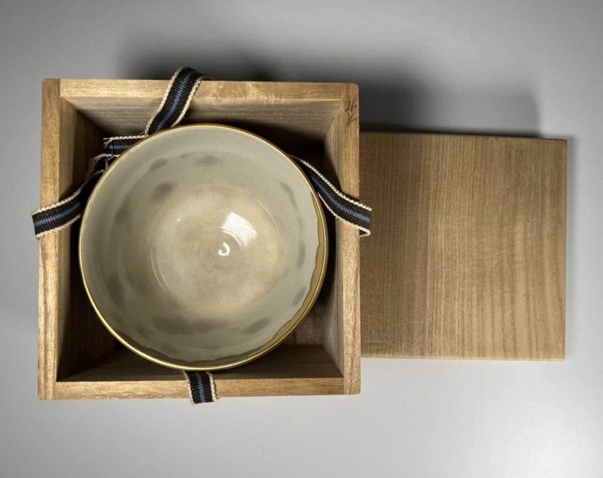 茶道具 平安桐鳳 仁清松鶴茶碗 京焼 抹茶碗 共布 共箱 (茶碗)｜売買