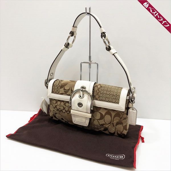【人気定番，定番人気】 1円 コーチ パッチワーク シグネチャー ワンショルダーバッグ 10087 茶系 001(女性用)｜売買されたオークション情報、yahooの商品情報をアーカイブ公開 - オークファン かばん、バッグ