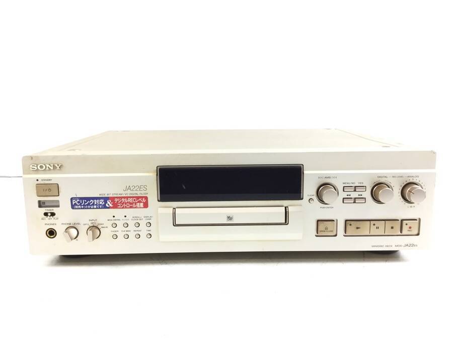MDS-JA22ES MDデッキ SONY ソニー ジャンク Yahoo!オークション 通電