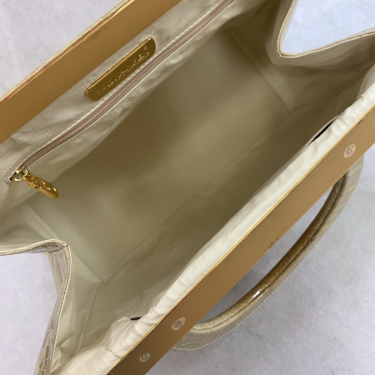 KWANPEN クワンペン クロコダイル レザー ハンド ショルダー バッグ 