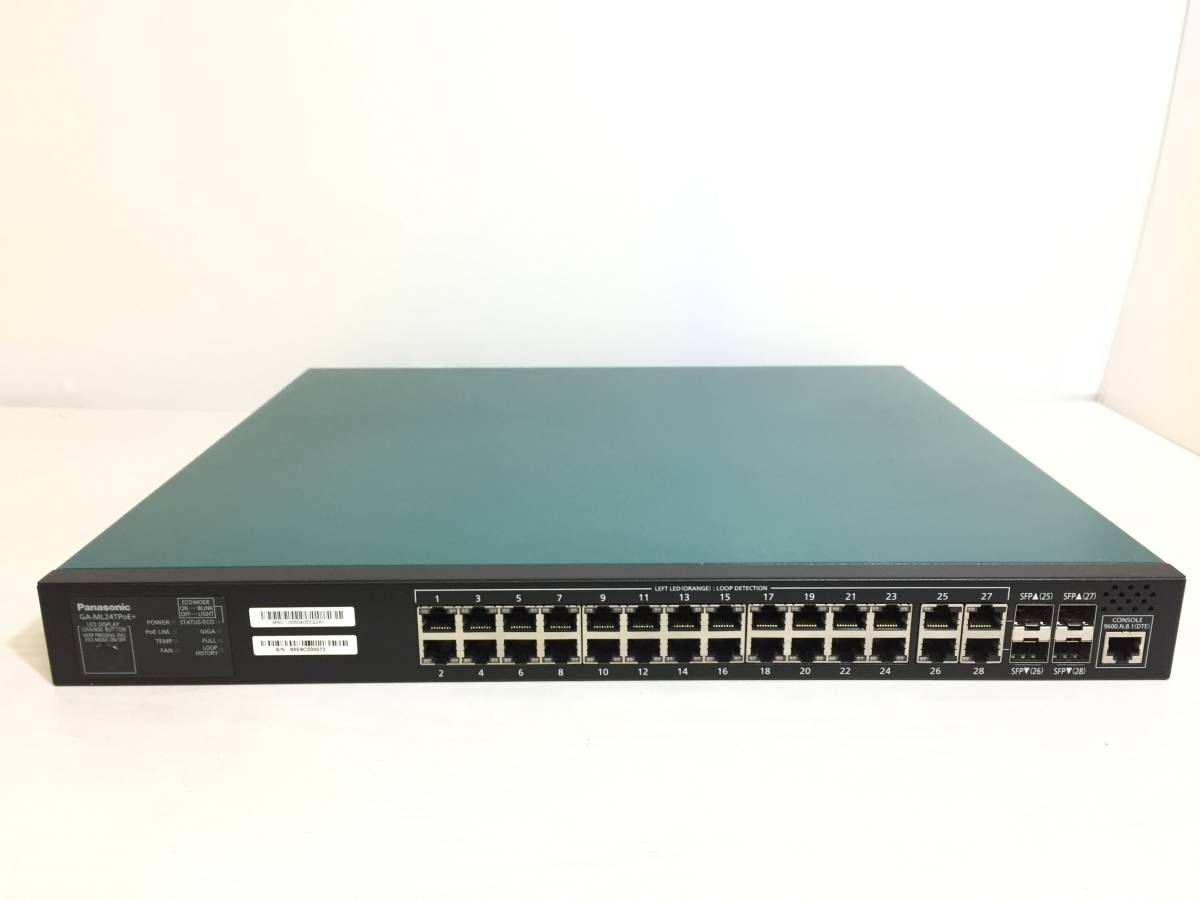 ○Panasonic パナソニック GA-ML24TPoE+ PN262493 PoE給電スイッチング