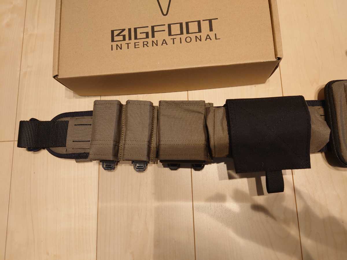 Bigfoot Orionタイプ 4.0 レザーカット MOLLEベルト フルセット 