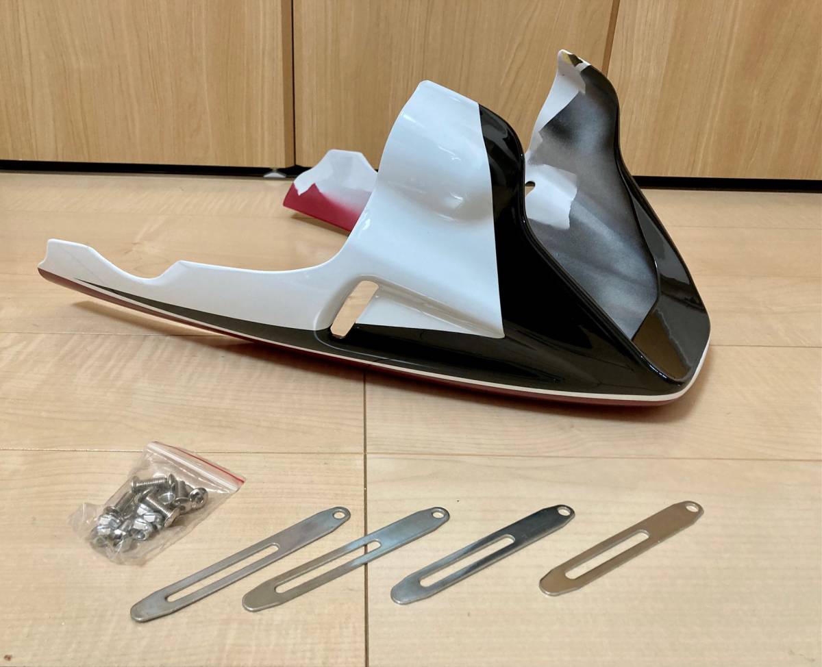 CB400SF他 凡用アンダーカウル 赤白カラー塗装済み Amazon.co.jp: 2点