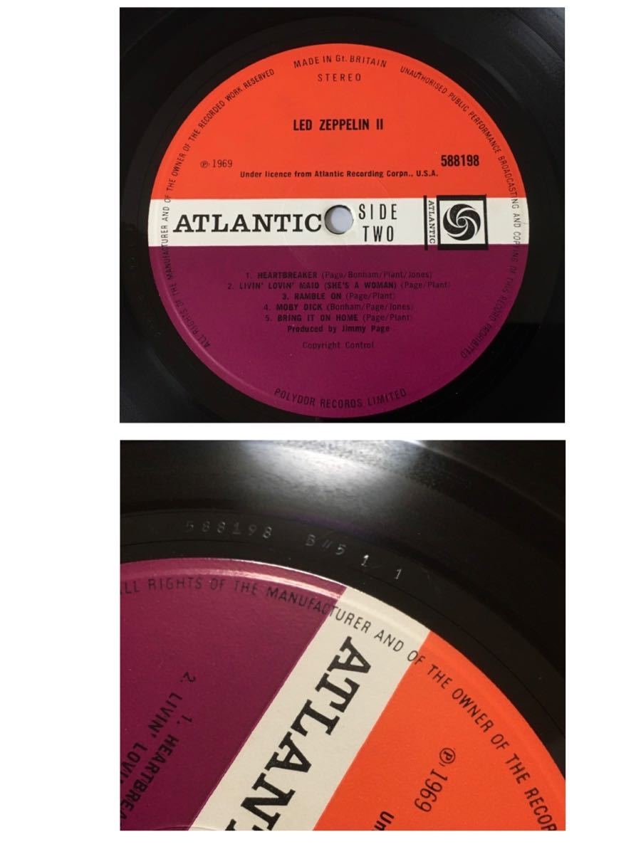 Zeppelin Led II - – Atlantic Rare to plum LPs include label Record