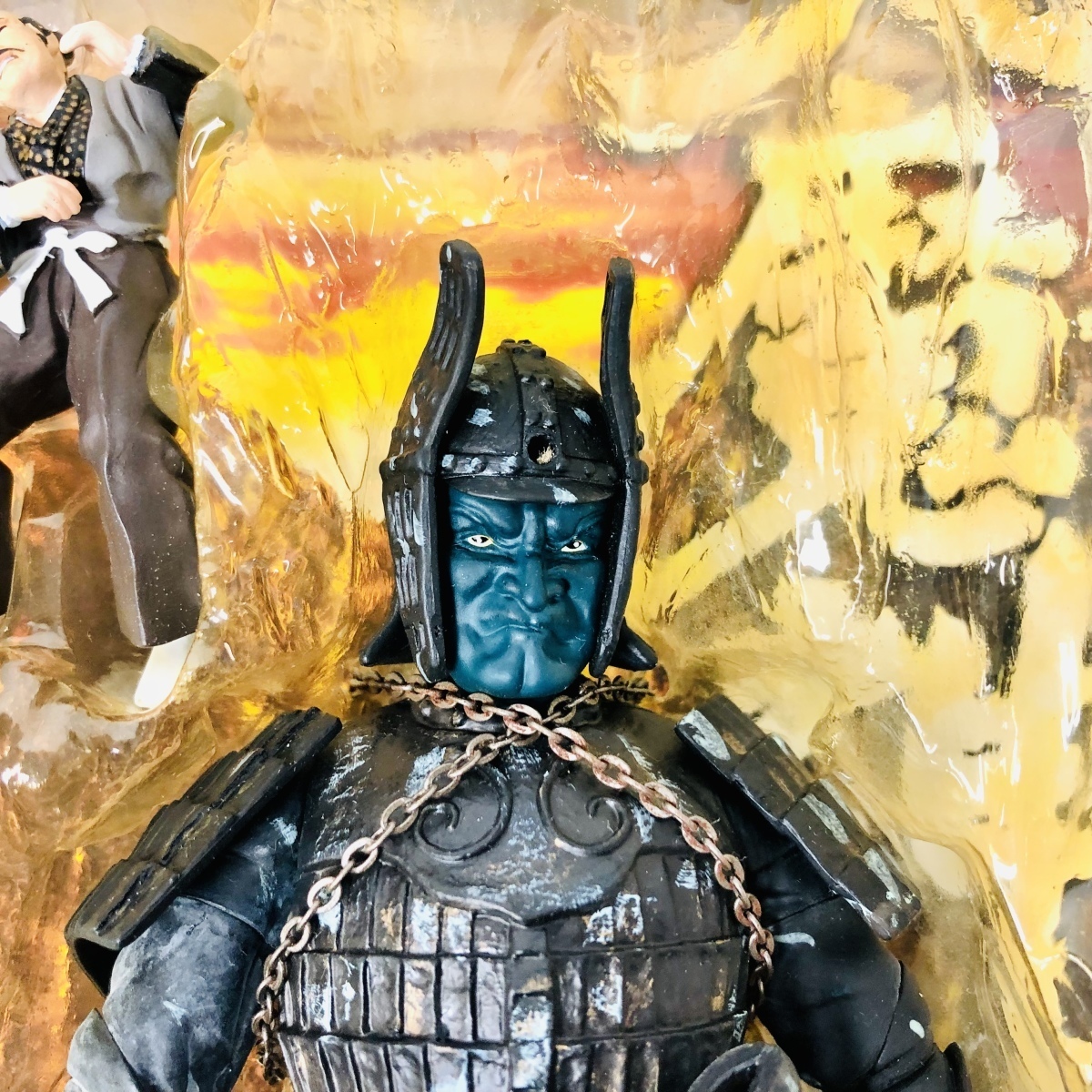 中古品 海洋堂 XEBEC TOYS 大魔神 アラカツマ 阿羅羯磨 謀反人 大館左