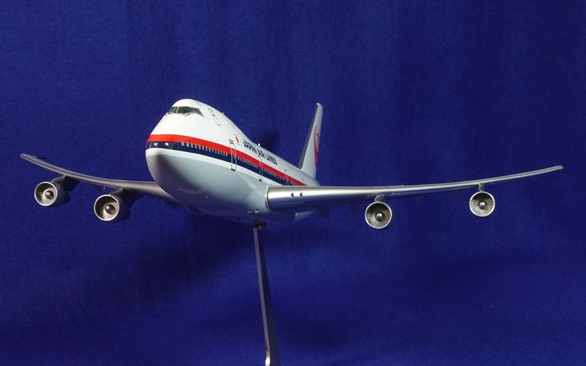 ハセガワ 1/200 日本航空 ボーイング 747-100 旧塗装 プラモデル完成品