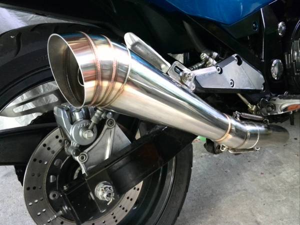 Bコニカル サイレンサー 焼60.5π/GP MOTO汎用CB1300SF CB750F