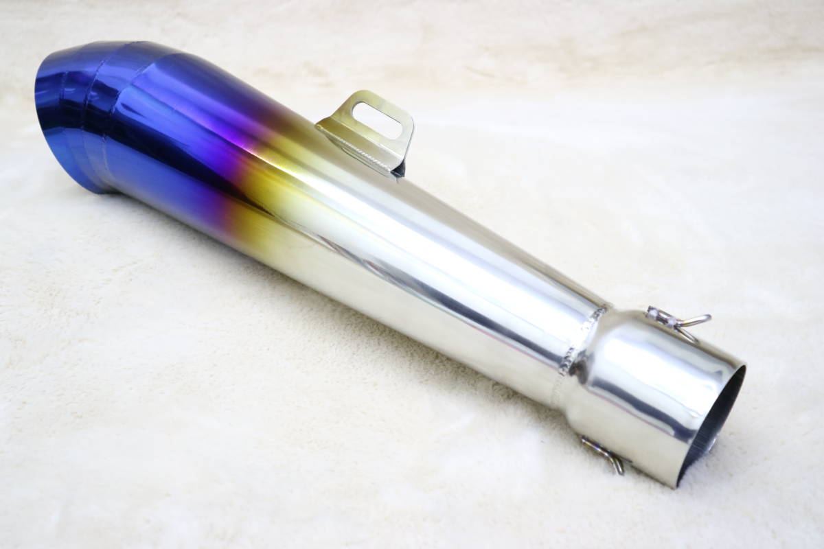 Bコニカル サイレンサー 焼60.5π/GP MOTO汎用CB1300SF CB750F