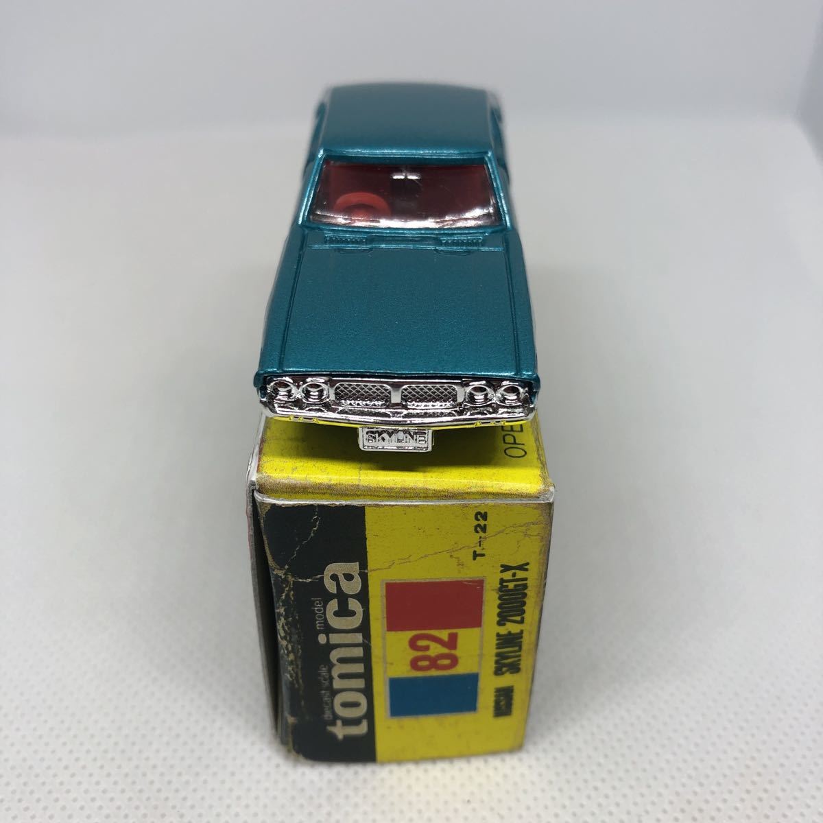 トミカ 日本製 黒箱 82 ニッサン スカイライン 2000GT-X 旧ホイール