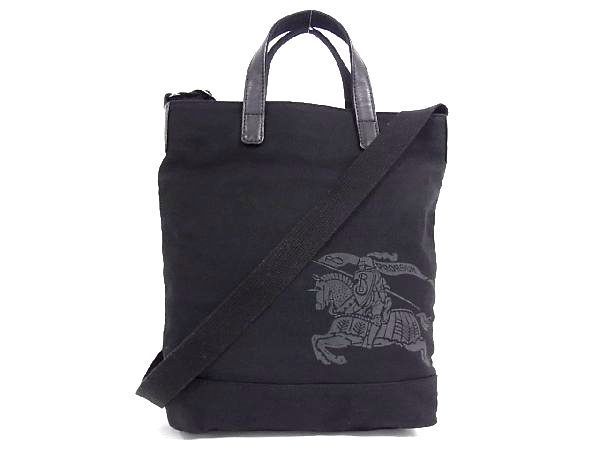 1円 □美品□ BURBERRY バーバリー キャンバス×レザー 2WAY 1円 □美品□ BURBERRY バーバリー キャンバス×レザー 2WAY