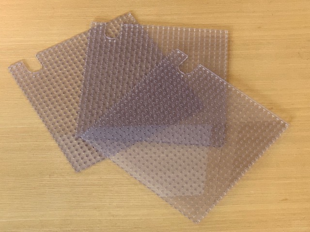 特注600×200×200 4室水槽専用 パンチ板仕切り 3枚セット 標準仕様 ベタ