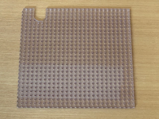 特注600×200×200 4室水槽専用 パンチ板仕切り 3枚セット 標準仕様 ベタ