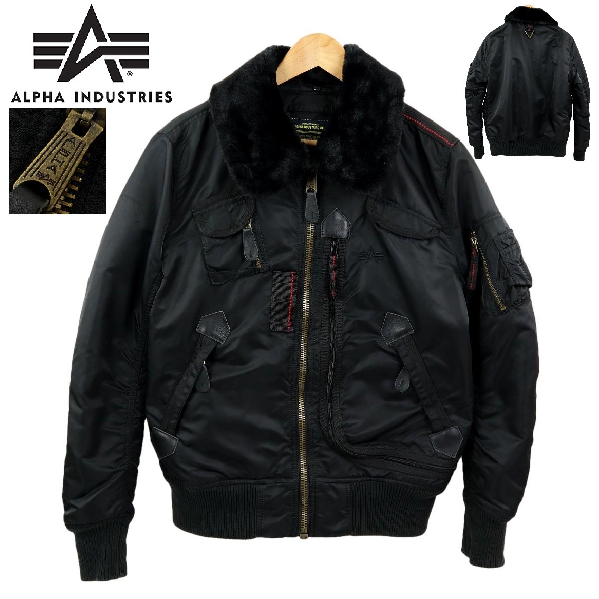 メンズ 【極美品】アルファインダストリーズ L-2B VINTAGE TA0529