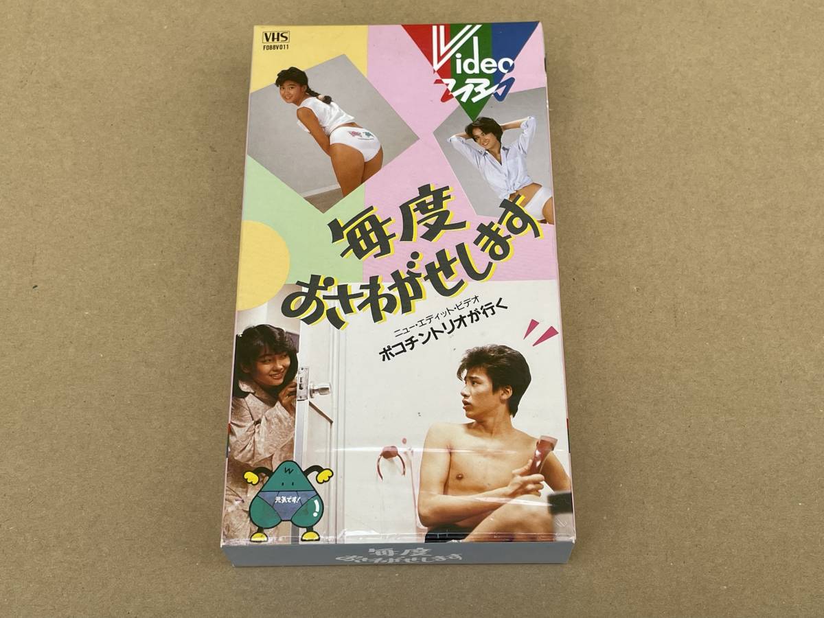 VHS ビデオテープ 毎度おさわがせします ポコチントリオが行く ニュー 