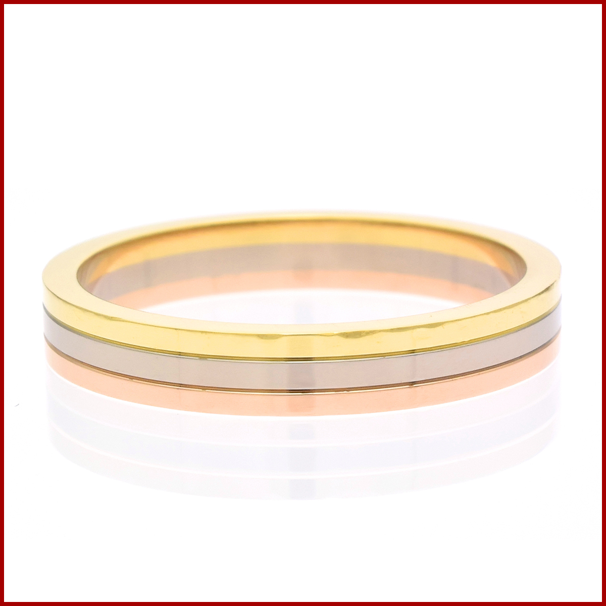 カルティエ 3カラー トリニティ ルイ ヴァンドーム リング 指輪 #59 19  