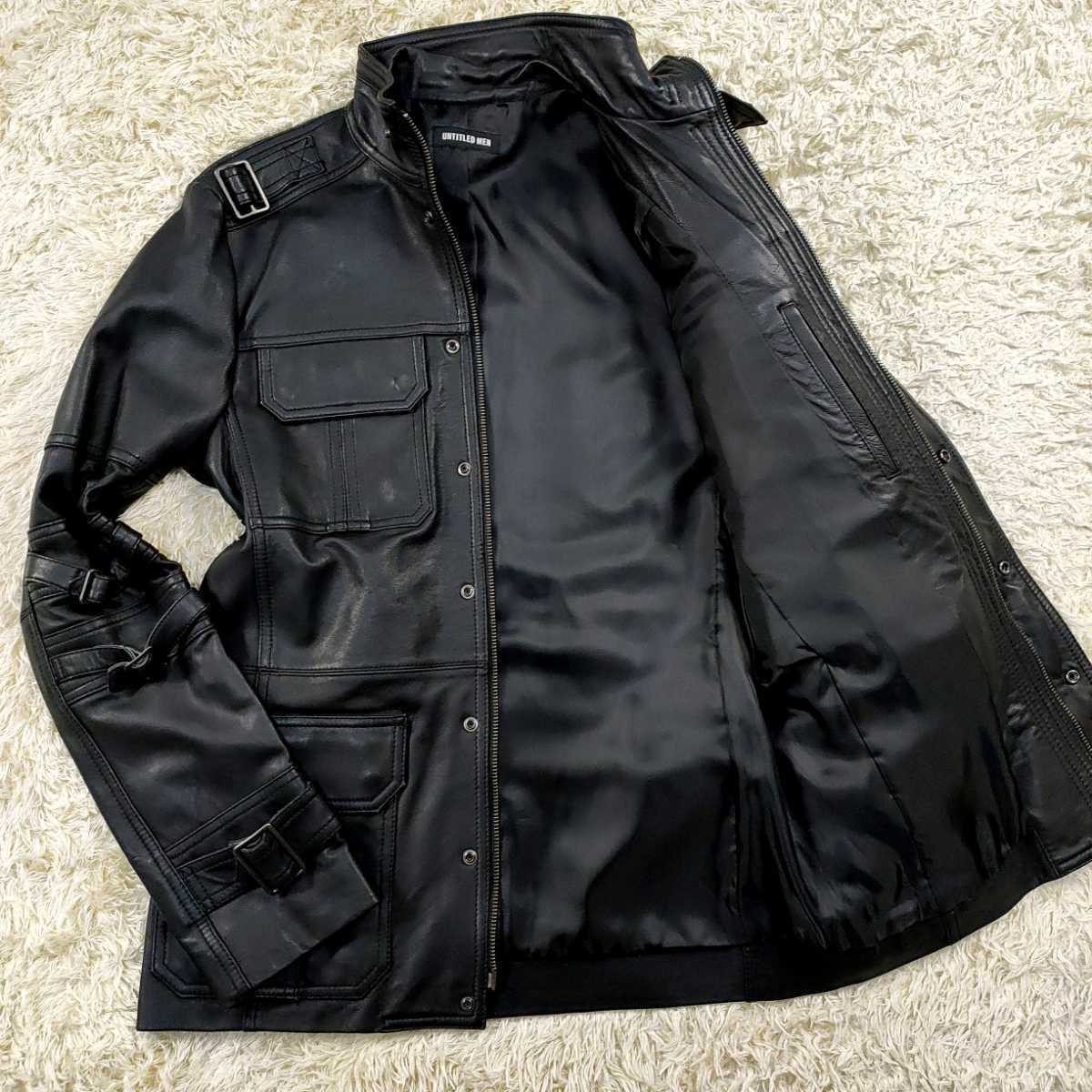 相場価格￥56，000- 美品 UNTITLED MEN アンタイトルメン 羊革 