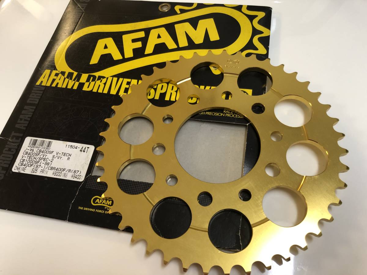 未使用 希少AFAM リアスプロケット44T CB400SF/V-TECH/SPEC-2/CB1000SF 